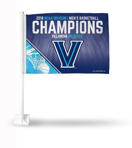 Villanova Wildcats 2018 NCAA Men's Basketball Champions Car Flag
