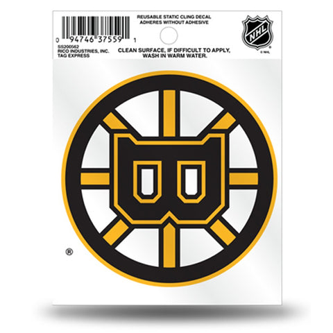 Boston Bruins Small Static Cling