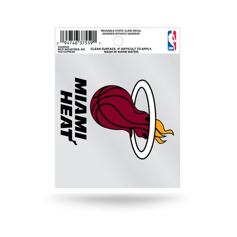 Miami Heat Small Static Cling