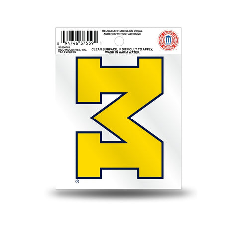 Michigan Wolverines Small Static Cling