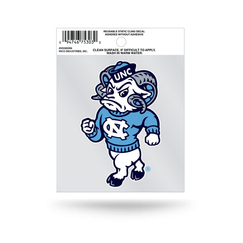 North Carolina Tar Heels Small Static Cling
