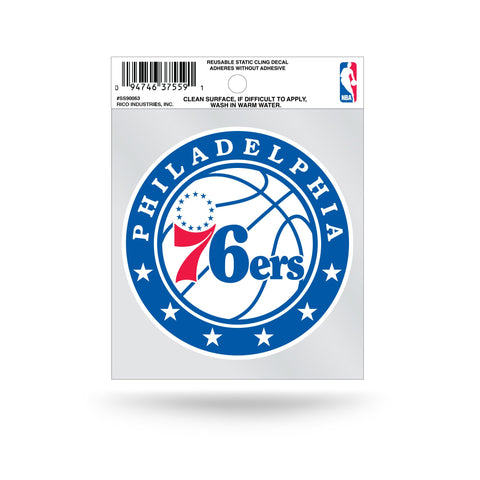 Philadelphia 76ers Small Static Cling