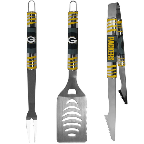 Green Bay Packers 3 Piece BBQ Set