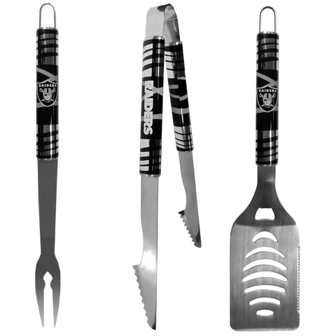 Las Vegas Raiders 3 Piece BBQ Set