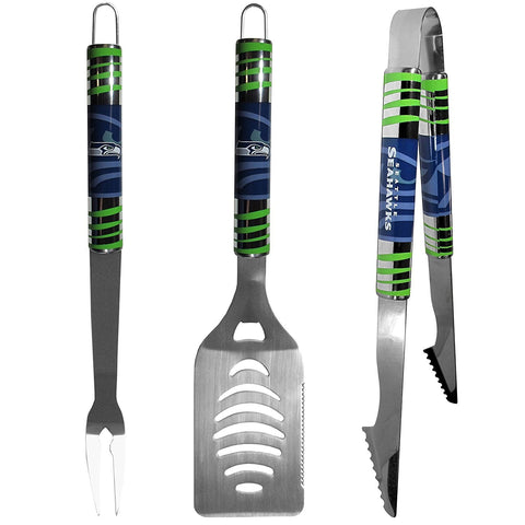 Seattle Seahawks 3 Piece BBQ Set