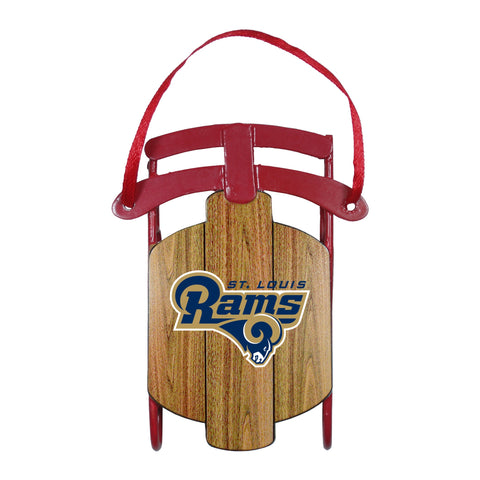 St. Louis Rams Metal Sled Ornament