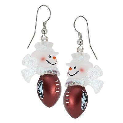 Philadelphia Eagles Snowman Earrings