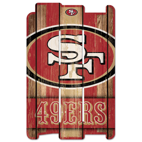 San Francisco 49ers 11" x 17" Fence Sign