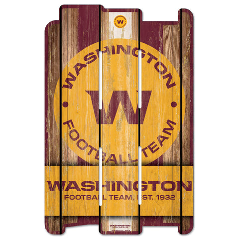 Washington Football Team 11" x 17" Fence Sign
