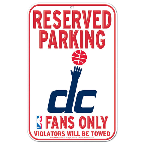 Washington Wizards 11" x 17" Reserved Parking Sign