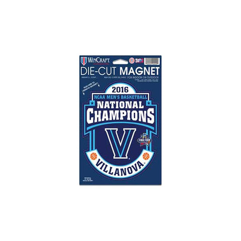 Villanova Wildcats 2016 NCAA Championship 6" x 9" Logo Magnet