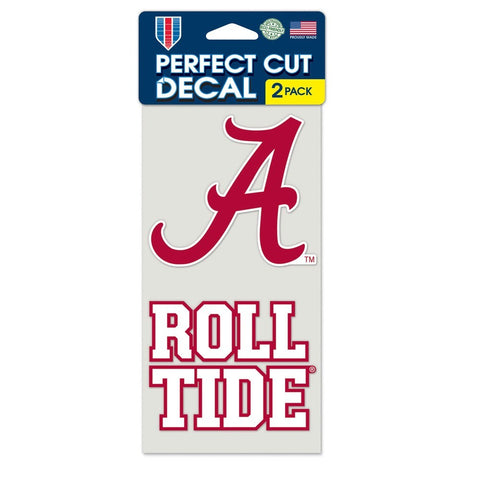 Alabama Crimson Tide 2 Pk Color Decal Set