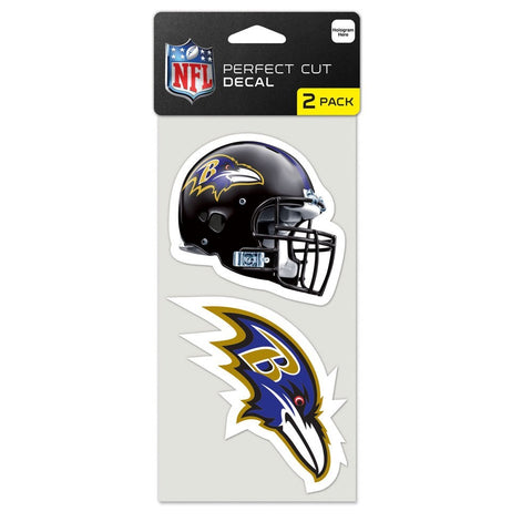 Baltimore Ravens 2 Pk Color Decal Set