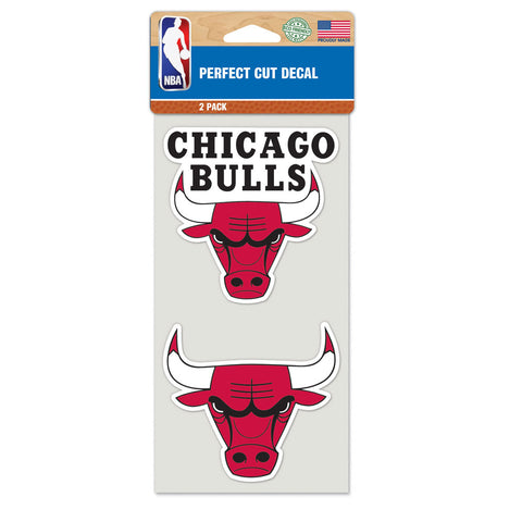 Chicago Bulls 2 Pk Color Decal Set