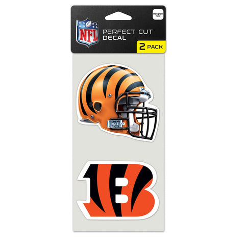 Cincinnati Bengals 2 Pk Color Decal Set