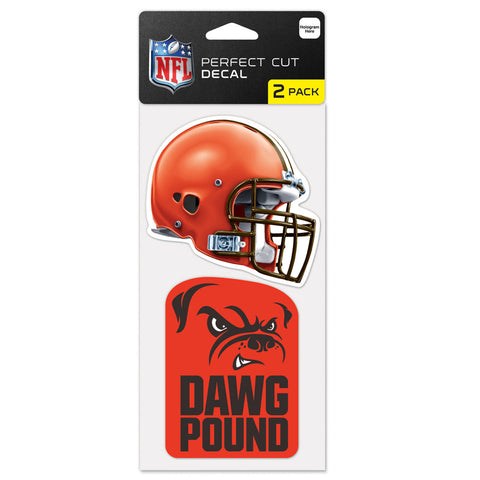 Cleveland Browns 2 Pk Color Decal Set