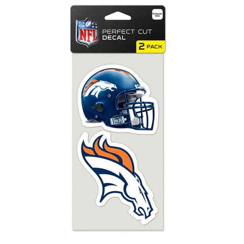 Denver Broncos 2 Pk Color Decal Set