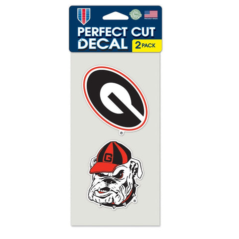 Georgia Bulldogs 2 Pk Color Decal Set