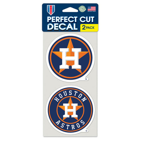 Houston Astros 2 Pk Color Decal Set
