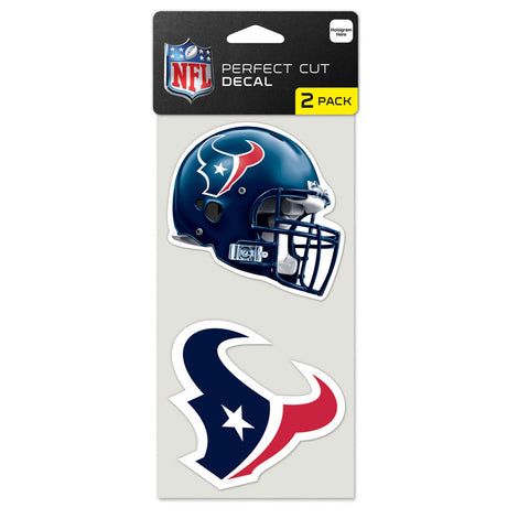 Houston Texans 2 Pk Color Decal Set