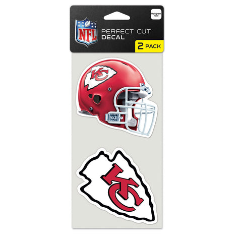 Kansas City Chiefs 2 Pk Color Decal Set