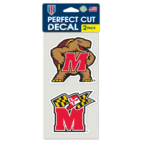 Maryland Terrapins 2 Pk Color Decal Set