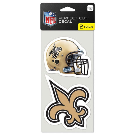 New Orleans Saints 2 Pk Color Decal Set