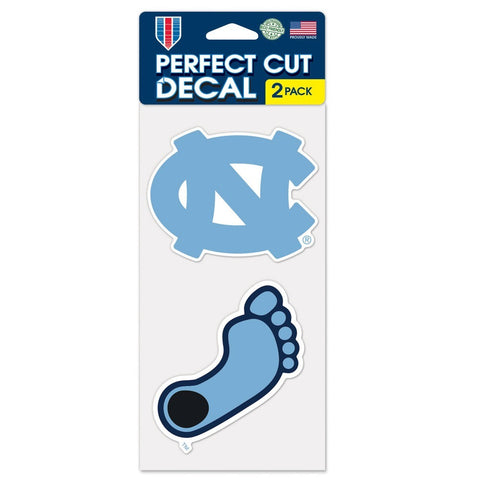 North Carolina Tar Heels 2 Pk Color Decal Set