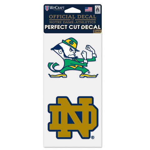 Notre Dame Fighting Irish 2 Pk Color Decal Set