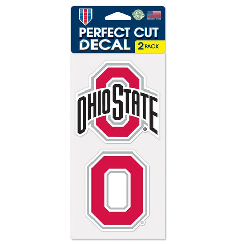 Ohio State Buckeyes 2 Pk Color Decal Set