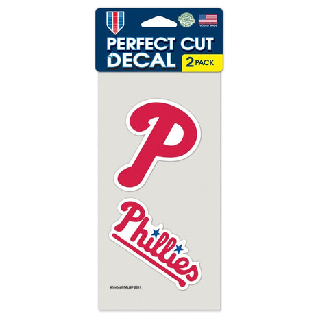 Philadelphia Phillies 2 Pk Color Decal Set
