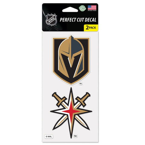 Vegas Golden Knights 2 Pk Color Decal Set