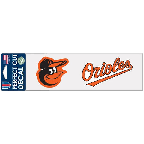 Baltimore Orioles 3" x 10" Perfect Cut Color Decal