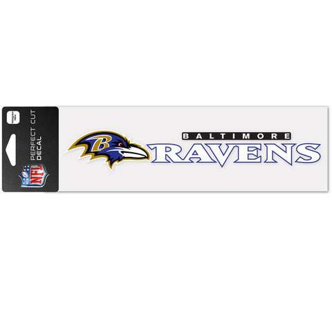Baltimore Ravens 3"x10" Color Decal