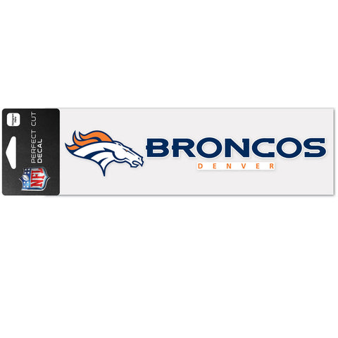 Denver Broncos 3"x10" Color Decal