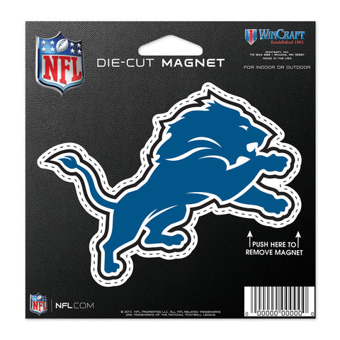 Detroit Lions 4.5" DieCut Logo Magnet