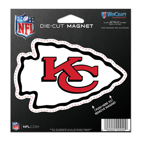 Kansas City Chiefs 4.5" DieCut Logo Magnet