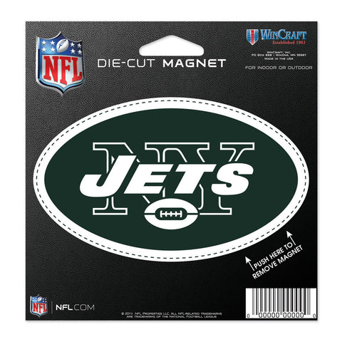 New York Jets 4.5" DieCut Logo Magnet