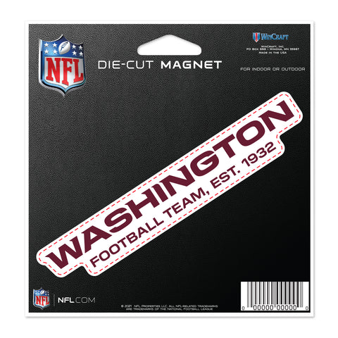Washington Football Team 4.5" DieCut Logo Magnet