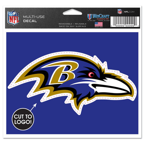 Baltimore Ravens 4 1/2" Multi Use Decal