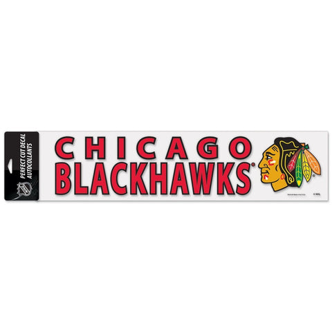 Chicago Blackhawks 4"x17" Decal Color