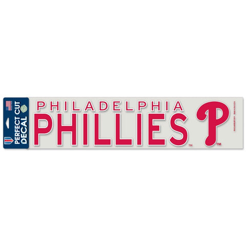 Philadelphia Phillies 4"x17" Decal Color