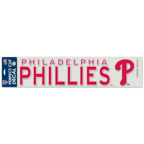 Philadelphia Phillies 4" x 17" Perfect Cut Color Decal