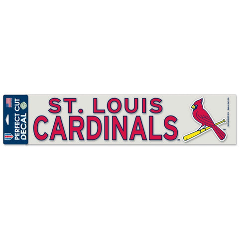 St. Louis Cardinals 4"x17" Decal Color