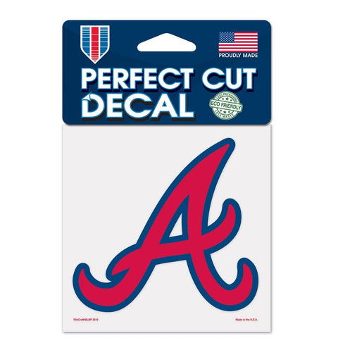 Atlanta Braves 4" x 4" Logo Decal