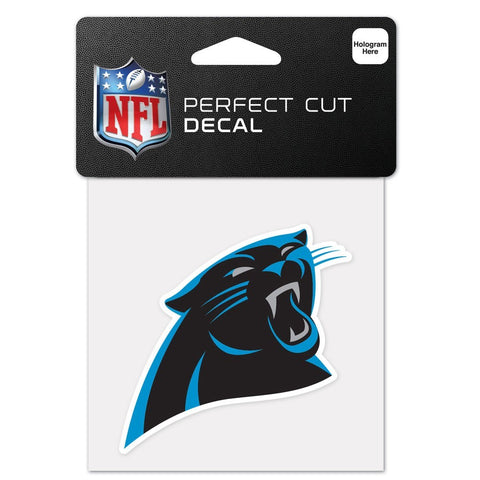 Carolina Panthers 4"x4" DieCut Decal Logo