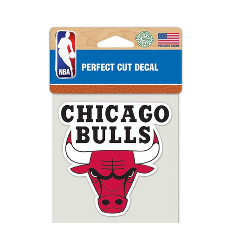 Chicago Bulls 4"x4" DieCut Decal Logo