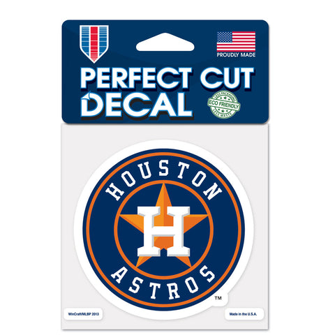 Houston Astros 4"x4" DieCut Decal Logo