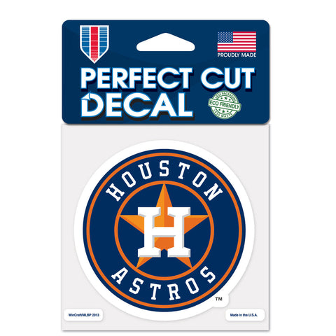 Houston Astros 4" x 4" Logo Decal