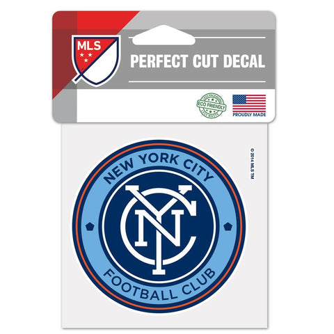 New York City FC 4"x4" DieCut Decal Logo